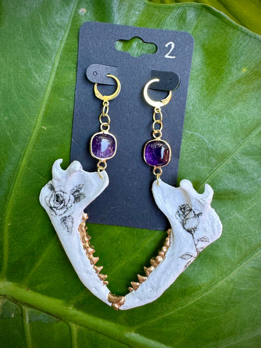 Fox Jawbone earrings (2)