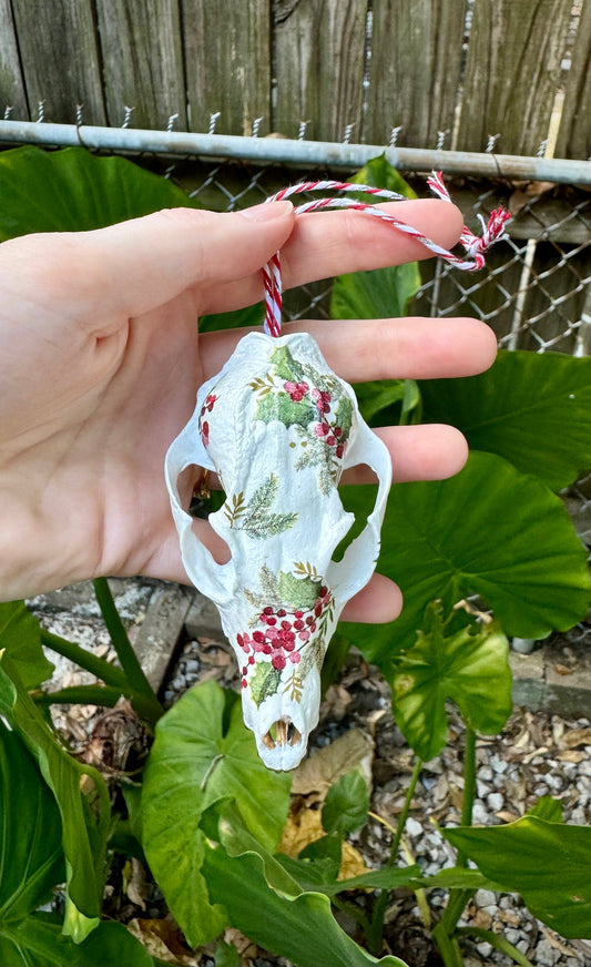 Fox Skull Ornament
