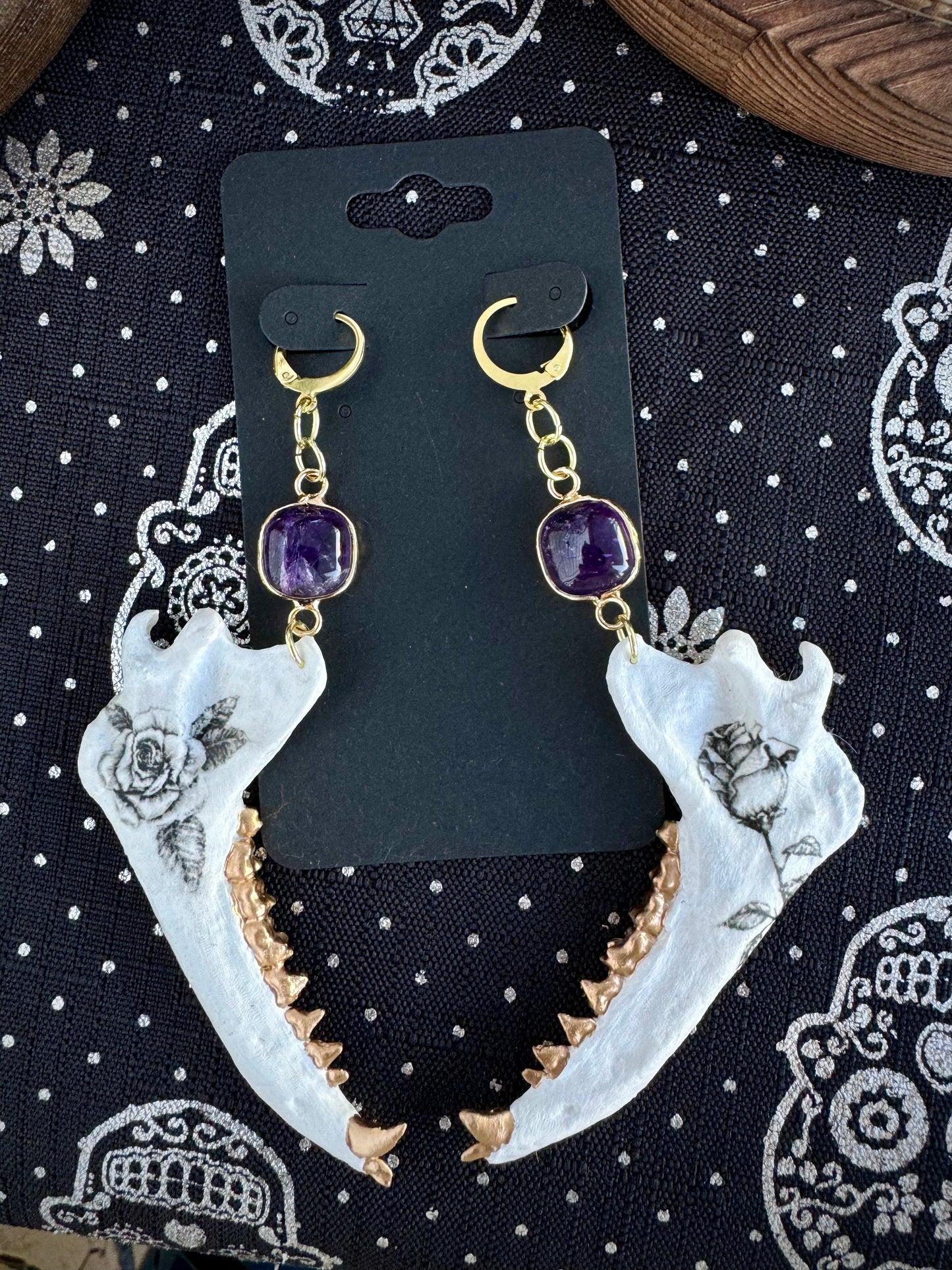 Fox Jawbone earrings (2)